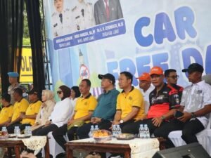 Car Free Day Perdana di Lahat di buka langsung Oleh Kapolda Sumsel Irjen. Pol. Dr. Sandi Nugroho Bersama Bupati Lahat