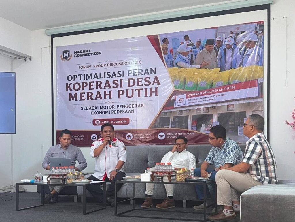 FGD APDESI Merah Putih dan Madani Connection Merumuskan Strategi Pembangunan Desa Melalui Koperasi Desa Merah Putih