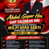 Abdul Gopar HM Siap Mengabdikan Diri untuk Maju Menjadi Ketua Pengda IKS.PI Kera Sakti Sumatera Selatan